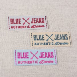 S MOTIF BLUE JEANS