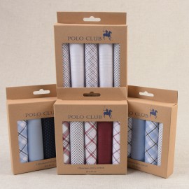 HANDKERCHIEFS COTTON *5PC