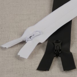 Open end invisible zip