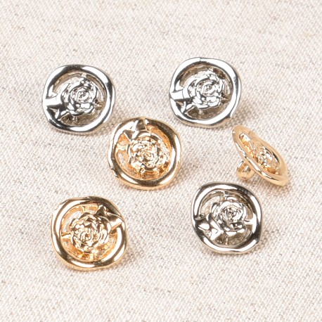 stephanoise M50325 - BOUTON ALLIAGE ROND
