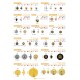 ROUND BUTTON ALLOY 4 HOLES
