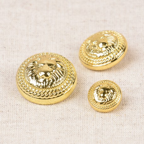 stephanoise M50333 - BOUTON PLAT OR