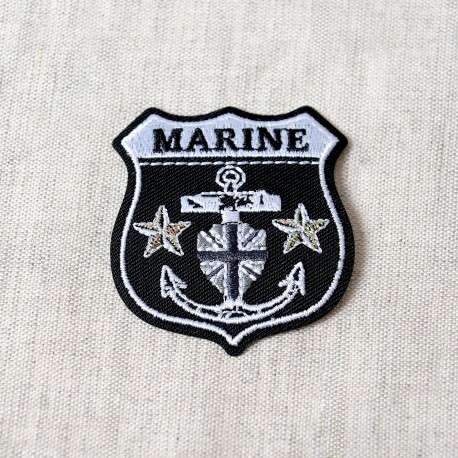 Ecusson Troupes de Marine Marsouins - Surplus le casque bleu