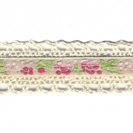 JACQUARD/ COTTON LACE 23 MM