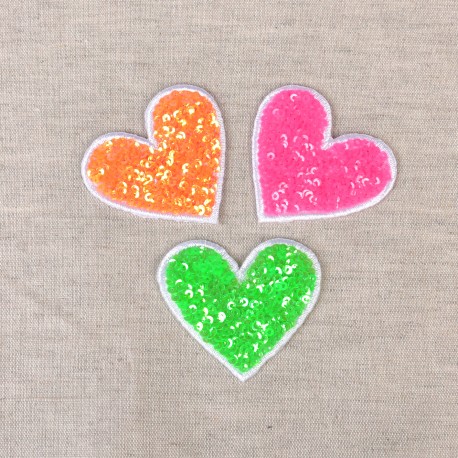 stephanoise M11806 - MOTIF COEUR SEQUIN