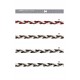 Tresse mit 6 Kordeln