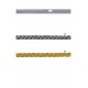 GALON TRESSE METALLIQUE 3 BRINS