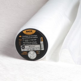 N45x tela termoadesiva notessuto rinforzato 45g/m2