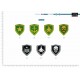 S ECUSSON BLASON ARMEE