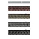 GALON 3 RANGS METALLIQUES