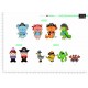 S MOTIF LITTLE ANIMALS