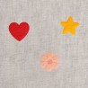 M ECUSSON COEUR ETOILE FLEUR FLUFFY