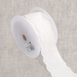 Ricamo fiori 2 righe