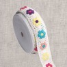 Crochet flower trimming