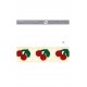GALON CROCHET CERISES