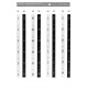 Tape size labels
