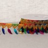 Feather And Sequin Fringe