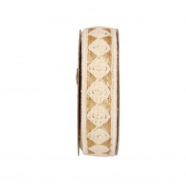 Embroidered trim with sequins