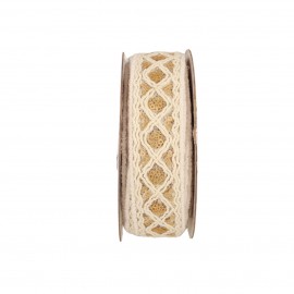 Embroidered trim with sequins