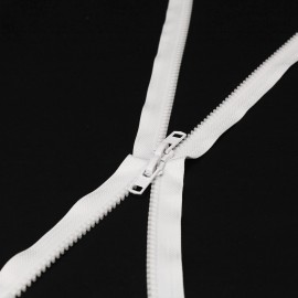 Size 8 separable zipper with double sliders