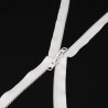 Size 8 separable zipper with double sliders