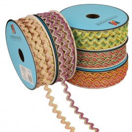 Serpentina multicolore in metallo