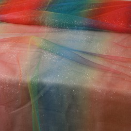 tulle arcobaleno paillettes