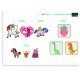 M Motif cute animals