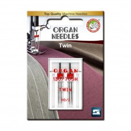 ORGAN NEEDLES TWIN AIGUILLE DOUBLE