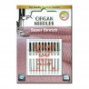 Organ Super Stretch needles assorted pack of 10