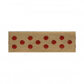 POLKA DOT METAL TRIM 25MM