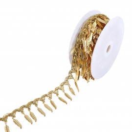 Feather fringe trim
