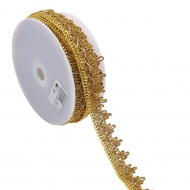 Metallic pointed trim