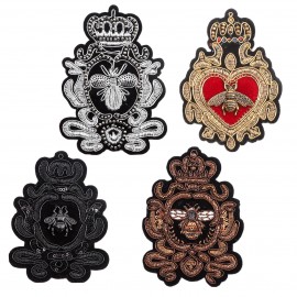 bee emblem to sew
