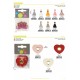 EYELETS PATCH HEART 10MM *4