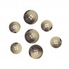 BOUTON 4 TROUS MARBRÉ FONDU