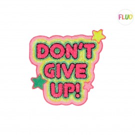 MOTIF DON'T GIVE UP 13*15CM