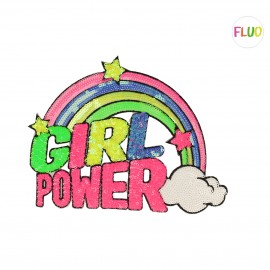 MOTIF GIRL POWER 21*15CM