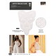 MOTIF PERLES FLEUR