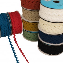 Embossed rick rack