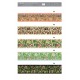 Jacquard Borte mit Blumen