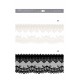 3D embroidery on tulle