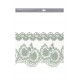 3D embroidery on tulle