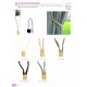 EMBRASSE MAGNET CORDON TRESSE