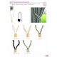Braided cord magnetic curtain tieback with beads