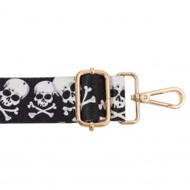 SANGLE TETE DE MORT 38X135CM