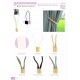 Braided cord magnetic curtain tieback