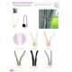 Magnetic tieback with double cord