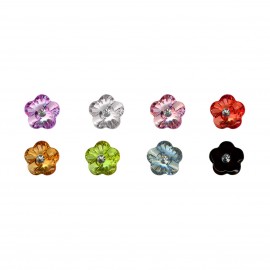"Krist."+Strass Blumeknop
