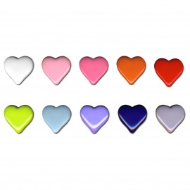Heart shank button
